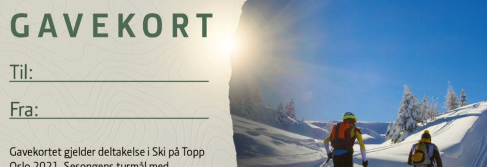 Gavekort Ski på Topp